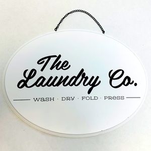Laundry Wood Wall Sign